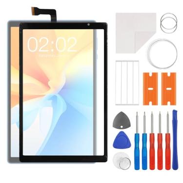 Imagem de SWARK Substituição do digitalizador de vidro para tela sensível ao toque para 3 painéis frontais de vidro com ferramentas de reparo (sem visor LCD)