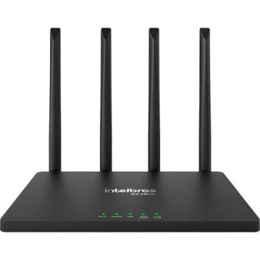 Imagem de Roteador Intelbras Wi-Force W5-1200F, 1200Mbps, Dual Band, 4 Antenas -