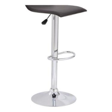 Imagem de Banqueta De Bar Ajustavel De Metal 65x38x40 Cm Suporta 100kg - Just Ho