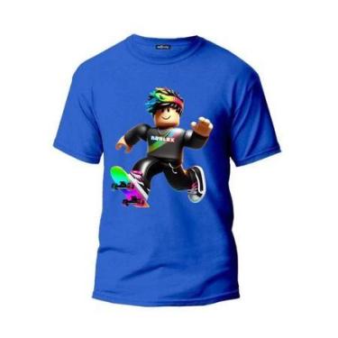 Imagem de Camisa Infantil e adulto Gamer Roblox IA 100% Algodão Unissex - loja d