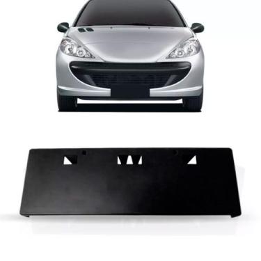 Imagem de Suporte Placa Peugeot 207 Ano 2008 2009 2010 2011 2012 - SP ACESSÓRIOS