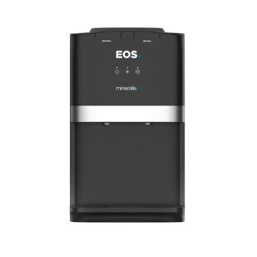 Imagem de Bebedouro de Mesa para Garrafão eos Mineralle com Compressor Preto EBC04P 220V