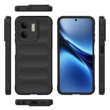 Imagem de Elubugod Capa compatível com Infinix Smart 9 4G, capa para celular TPU macia compatível com Infinix Hot 50i 4G X6531 X6531B / Smart 9 4G X6532 capa preta