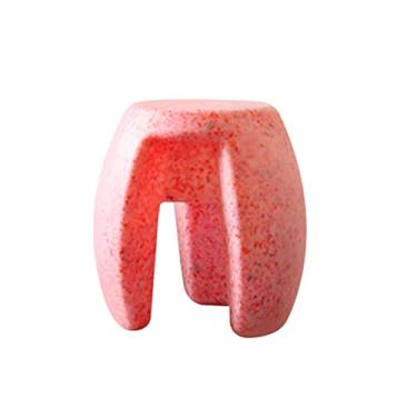 Imagem de ZABEES Banco de descanso para os pés, banco para mudança de sapatos, banco de plástico, banquinho empilhável de maquiagem, banquinho de cadeira de jantar para sala de estar, assento acolchoado