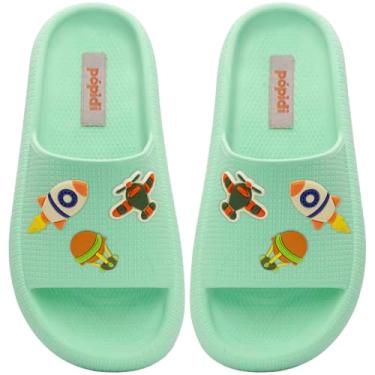 Imagem de Chinelo Aereo Menino Infantil Nº 25 ao 40 Masculino Estilo Nuvem Moda Slide 12.119 (Verde, BR, Criança de 4 a 8 anos, Numérico, 28)