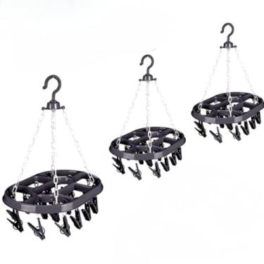 Imagem de Varal de Roupas Íntimas Calcinhas Com 48 Prendedores(PRETO)