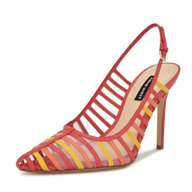 Imagem de Nine West Sapato feminino Filane, Coral/Amarelo Multi 610, 34