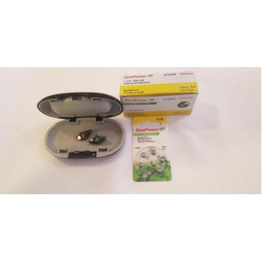 Imagem de 60 Baterias/Pilha Aparelho Auditivo A10 - Selo Amarelo  Caixa com 10 C