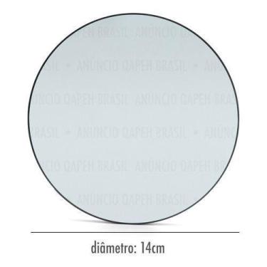 Imagem de Espelho De Aumento 10x Com Ventosa Maquiagem Limpeza De Pele - MARKELK