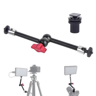 Imagem de Mechrig Braço mágico Pro Cold Shoe de 28 cm, braço de fricção ajustável extralongo com parafuso de 1/10.2 cm para teleprompter, anel de luz, equipamento de câmera – filmagem ao vivo - 87003