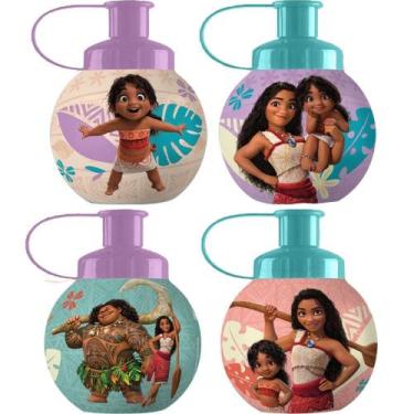 Imagem de Squeeze Moana Bolinha 250ML Pacote com 4 Unidades - Tiba