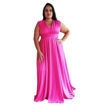 Imagem de Vestido Longo Multiformas Plus Size G1 ao G4 Casamento/Madrinha/Festa 