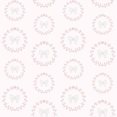 Imagem de Papel De Parede Infantil Lacinhos 3,00m - Inove Papéis de Parede