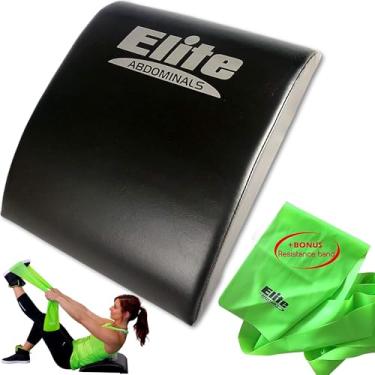 Imagem de Elite Sportz Equipment Ab Mat – Tapetes de espuma de alta densidade – Acessórios de treino confortáveis para abdômen superior e inferior, suporte oblíquo e costas com faixa