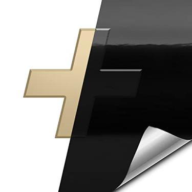 Imagem de VVIVID Black Chrome Auto Emblema Vinil Envoltório Sobreposição Corte-Seu Próprio Decalque Para Chevy Bowtie Grill, Logo Traseiro Diy Fácil de Instalar 11,80 polegadas x 4 polegadas Folhas (x2)