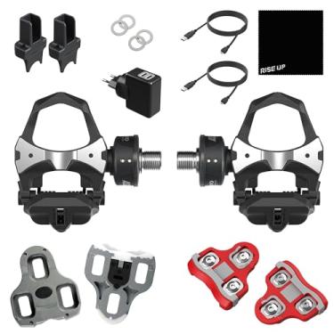 Imagem de Favero Assioma DUO, medidor de potência de ciclismo baseado em pedal lateral de sensor duplo com travas extras, travas de estrada LOOK Keo Griat, Bluetooth e conectividade ANT+ para computadores de