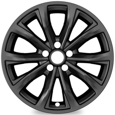 Imagem de AutoBeeDen Pacote Com 4 Capas De Roda Compatíveis Honda Cr-V, Crv Ex, Ex-L, 2023, 2024, 2025, Rodas Liga Leve 18" E 18 Polegadas, Capa Reposição Encaixe, Cor Preta