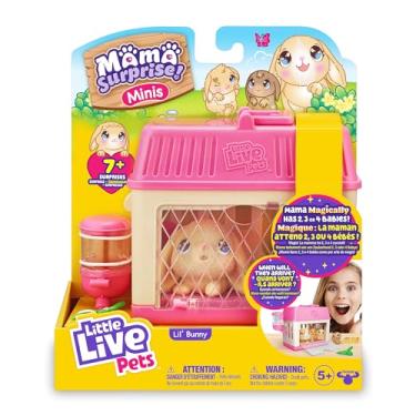 Imagem de Little Live Pets - Mama Surprise Minis Bunny, Coelhinho De Pelúcia Com Sons E Movimentos, Quem Tem Bebês, Animal De Estimação Interativo, Brinquedo Para Meninos E Meninas +5 Anos