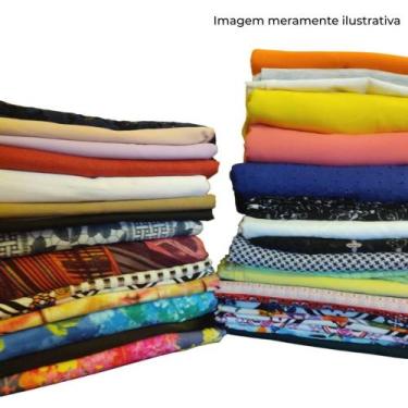Imagem de Kit de Retalhos de Tecidos Acima de 80cm LD - DVJ Tecidos, 1kg
