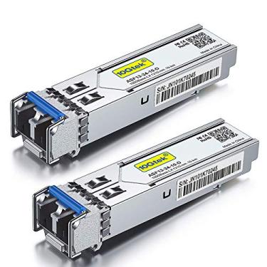 Imagem de 10Gtek Transceptor SFP 1.25G 1000Base-LX, 1310nm SMF, até 10 km, compatível com Netgear AGM732F