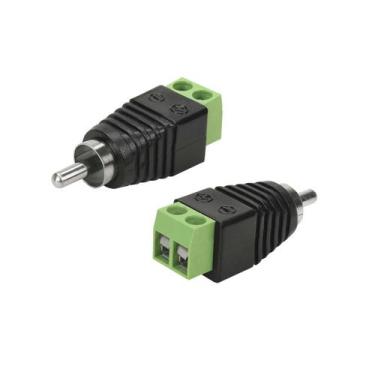 Imagem de Conector Plug Borne Rca Macho Com Borne Parafuso - CONNECTPRO
