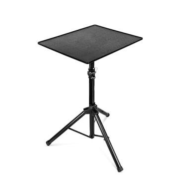 Imagem de ThePromaster Suporte De Projetor Tripé Ajustável Promaster - Altura Do Piso Para Uso Externo, Laptop, Mesa Portátil, Equipamento Dj, Preto