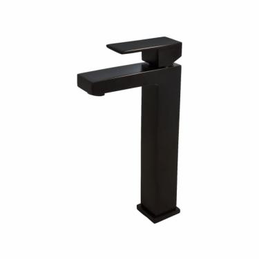 Imagem de Torneira Misturador Monocomando Para Banheiro Sobrepor - Preto Fosco - Color Flaunt