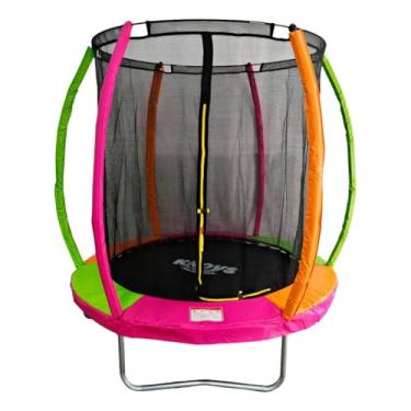 Imagem de Cama Elástica Pula Pula Premium Infantil 1,83m KROYS com Tela de Proteção – Pula Pula Reforçado para Criançase 1 a 8 Anos
