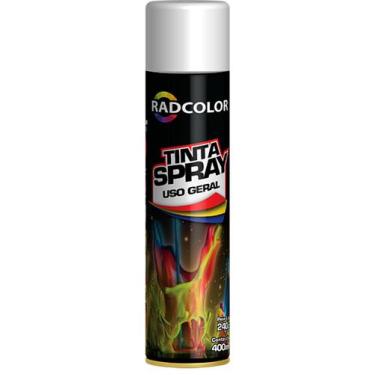 Imagem de Tinta Spray Branco  Brilhante 400ml Radcolor - Radnaq