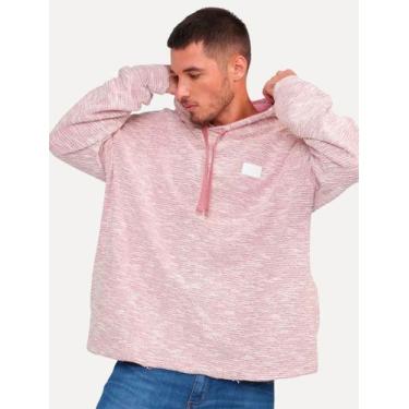 Imagem de Moletom John John Masculino Over Philip Rosa Mescla, XL/GG