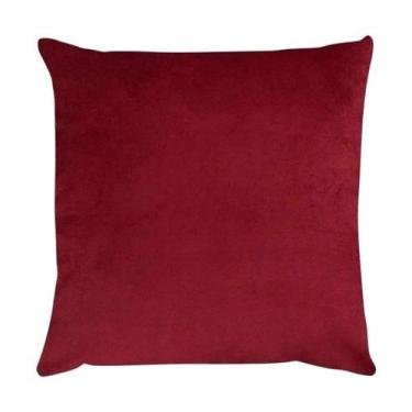Imagem de Capa para Almofada em Veludo Liso Quadrada 60x60 com Enchimento Várias