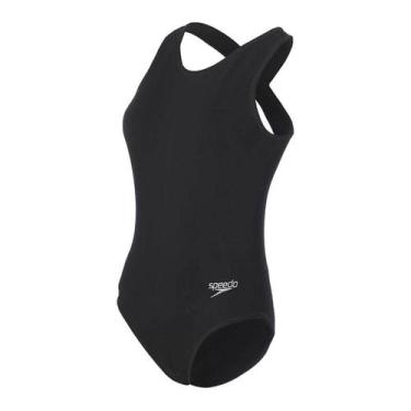 Imagem de Maiô Natação Cross II Speedo Feminino, Preto, M