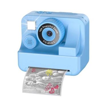 Imagem de Câmera Digital Infantil 1080P HD Lente Dupla Selfie 32GB Impressão Ins