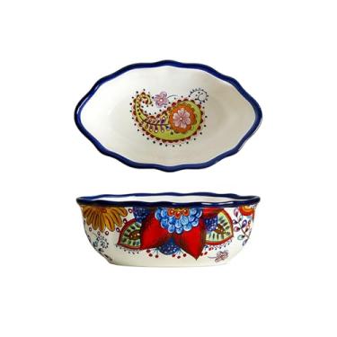 Imagem de Home Vintage Alien Personalidade Criativa Requintada Prática Cerâmica Salada Tigela de Sobremesa - Decca