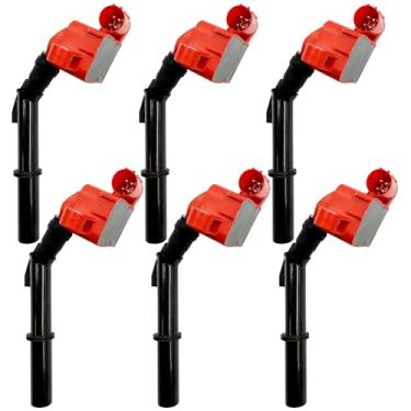 Imagem de GP POWER Conjunto de 6 bobinas de ignição de desempenho compatíveis com Benz C300 C350 R350 ML350 E300 E350 E400 GLK350 ML350 SLK350 3.5L V6 M276 Substituição para A2769063700 UF7700 41 UF 741