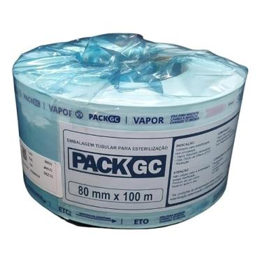Imagem de Bobina para Esterilização em Autoclave, Papel Grau Cirúrgico, 8cm x 100 Metros