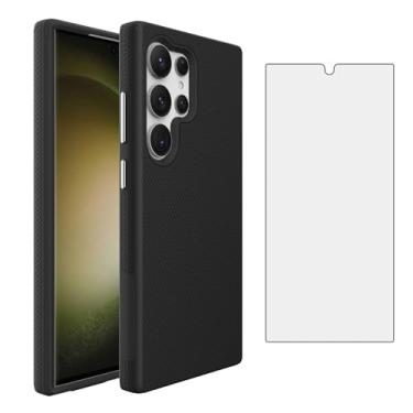 Imagem de Furill Capa de celular para Samsung Galaxy S25 Ultra 5G com protetor de tela de vidro temperado Slim Hybrid Heavy Duty Hard Grip Protective Cell Cover S25Ultra 25S S 25 25Ultra 6.9 2025 feminino