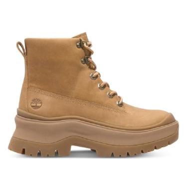 Imagem de Timberland Roxie Lane Bota feminina moderna com cadarço médio, Trigo integral, 38