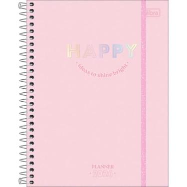 Imagem de Planner SEMANAL, Happy 2026, 17,7 x 24 cm, ROSA