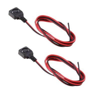 Imagem de JicSuXi 2x Interruptor de Reinicialização de Alarme de Emergência Universal para Carro