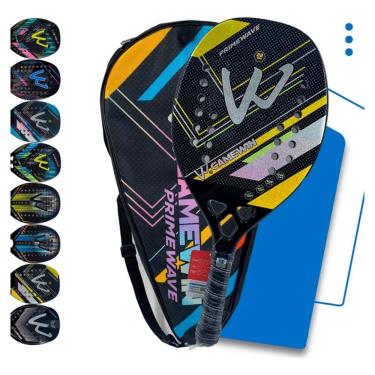 Imagem de Raquete de tênis de praia Camewin Carbon 3K Professional 320-330g