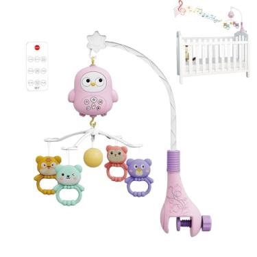 Imagem de Móbile Para Berço - Suporte de Braço para Campainha do Móbile,Brinquedo Musical para Berçário de Meninas, Quarto e Sala