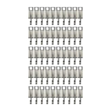 Imagem de Kuntesetty 50 Peças de Grampos de Cabo de Aquecimento para Calhas, Ganchos de Fixação, Grampos de Cabo de Aquecimento para Cobertura, Style B