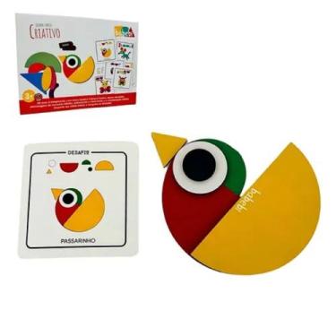 Imagem de Quebra Cabeça Criativo Brinquedo Primeira Infância Educativo - Babebi