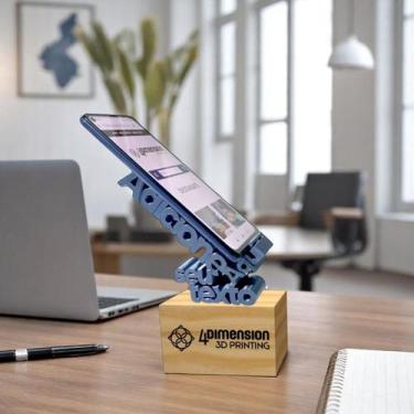 Imagem de Trofeu Suporte para celular - Adicione seu texto - 4 Dimension, 25 uni