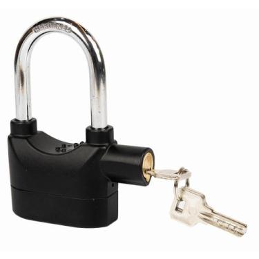 Imagem de Cadeado lock alarm modelo k102bh, Preto
