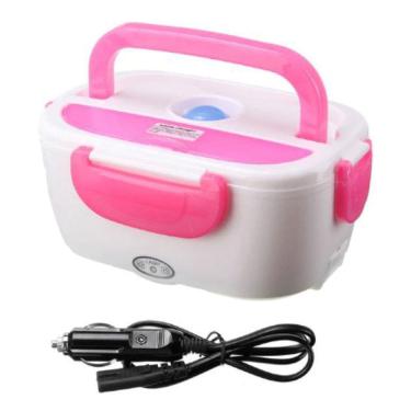 Imagem de Marmita Automotiva Elétrica Electric Lunch Box Carro Rosa
