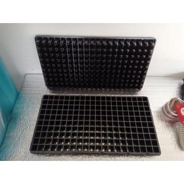 Imagem de Bandeja Sementeira 200 Células Produção Mudas Plantas 5 Und - mingoti 