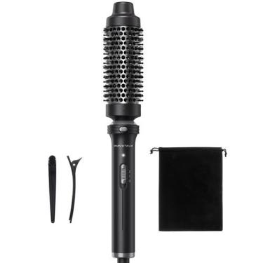 Imagem de Escova térmica Wavytalk Wavytalk 1,5 polegadas aquecida redonda preta