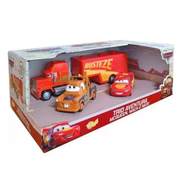 Imagem de Toyng – Disney – Kit Carrinhos Trio Radical McQueen, Mate e Mack
